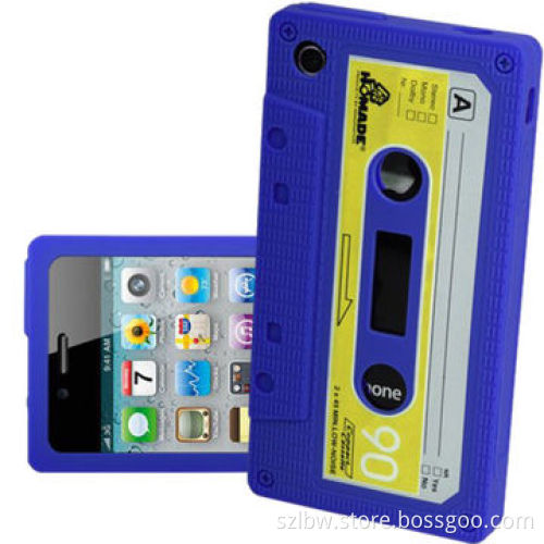 Vintage Tape Style Silica Gel Protective Cases for iPhone 5, Various Colors Available